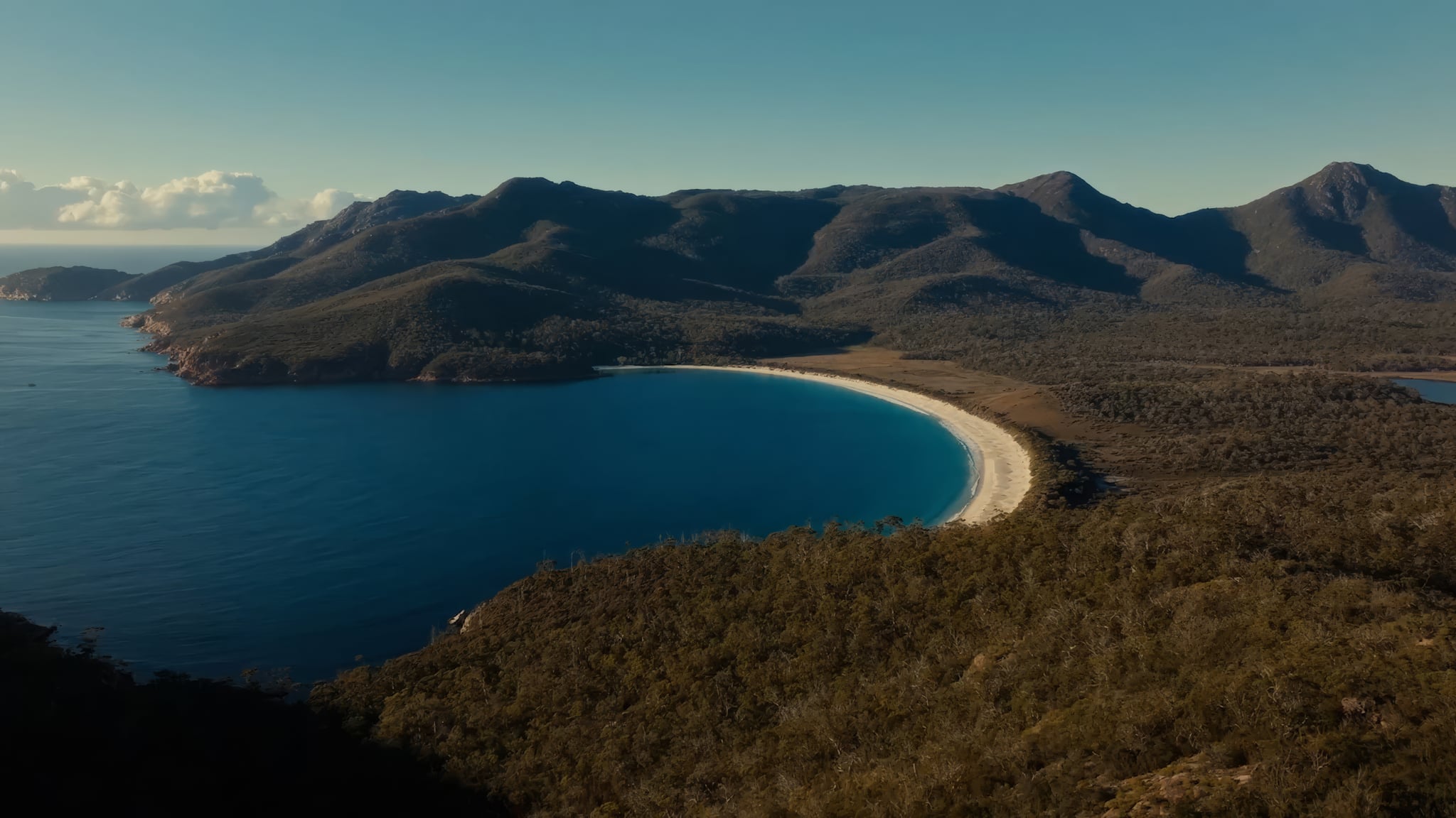 Wineglass Bay Aerial